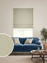Next William Morris At Home Lichen Green Willow Bough Woven Roman Blind- Buy online at McGrocer