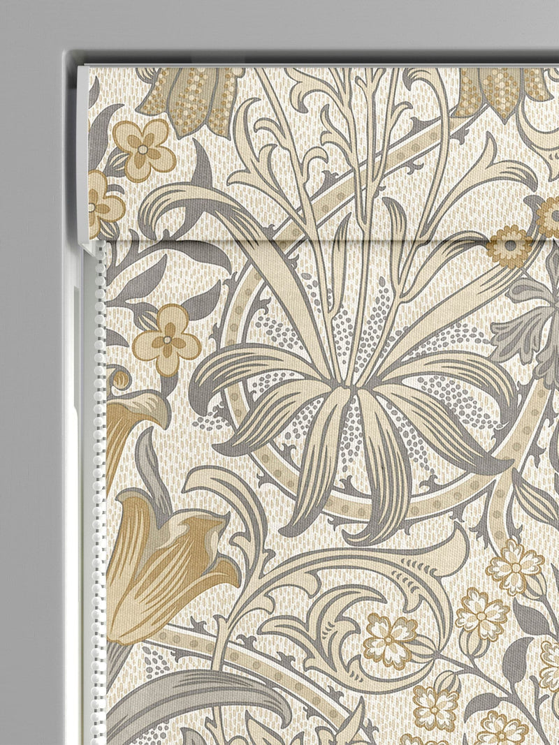 William Morris At Home roman blind Woodland Weeds natural print made to measure (British brand)
