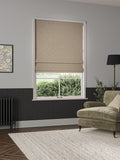 William Morris Willow Bough roman blind natural, imported from the UK