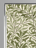 William Morris roman blind Moss Green Willow Bough design - British product