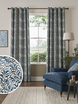 Next William Morris At Home Midnight Blue Willow Bough Made to Measure Curtains- Buy online at McGrocer