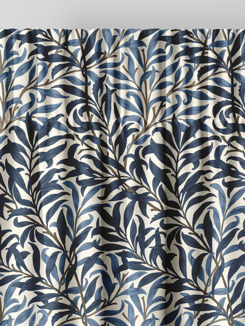 William Morris At Home midnight blue Willow Bough made to measure curtains (British brand)