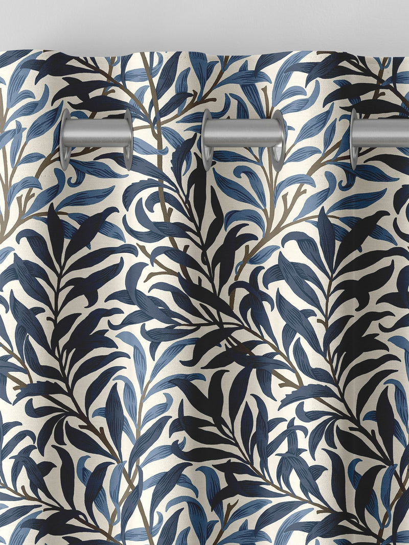William Morris At Home midnight blue Willow Bough made to measure curtains (British brand)