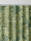 William Morris Apple Green Foliage made to measure curtains, UK version