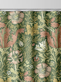 William Morris apple green velvet curtains with Compton pattern made to measure (British brand)