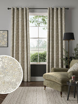 Next William Morris at Home Natural Double Bough Made to Measure Curtains- Buy online at McGrocer