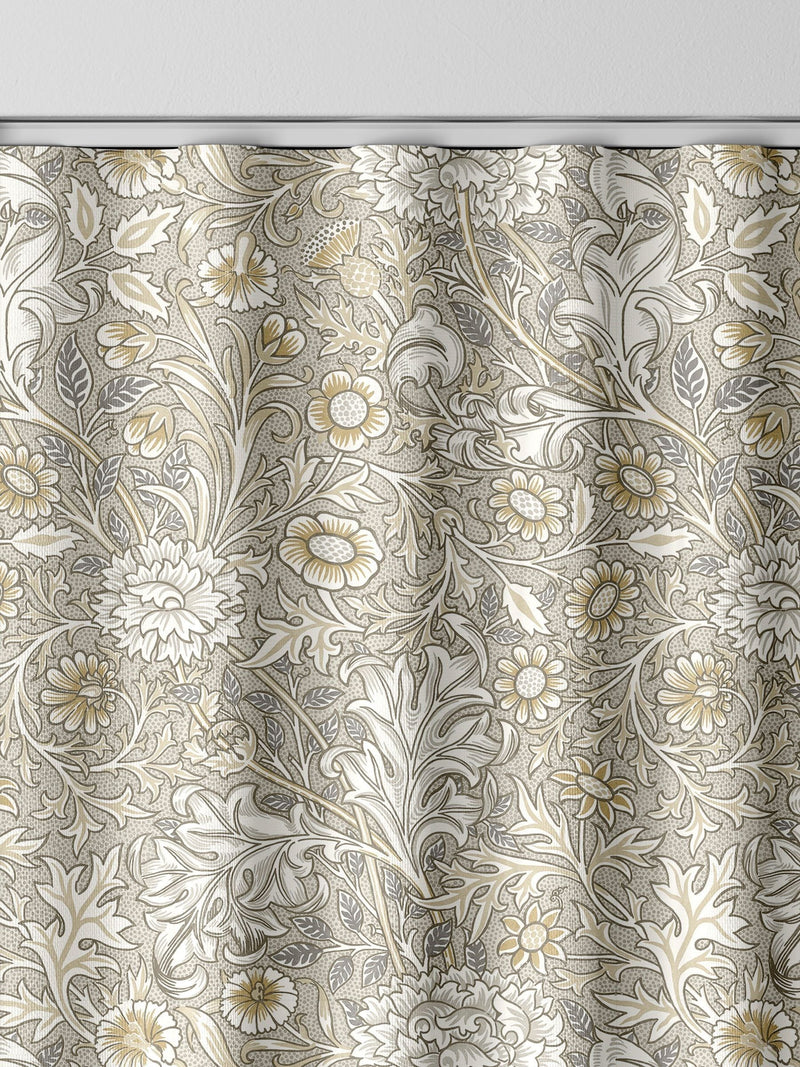 William Morris Double Bough natural cotton curtains (British brand)