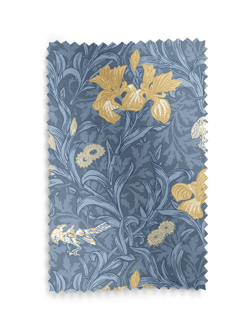 William Morris River Blue Iris made to measure curtains (British brand)
