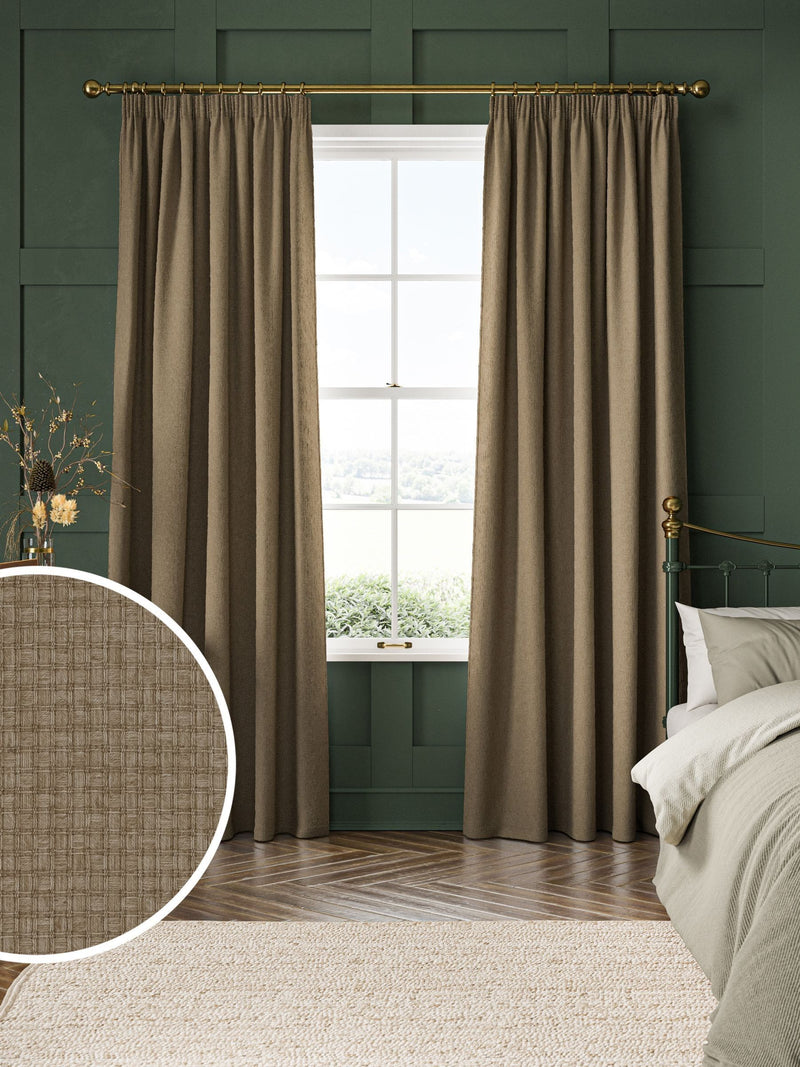 William Morris At Home Reed made to measure curtains natural colour, UK version