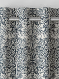 William Morris River Blue Brother Rabbit curtains, imported from the UK