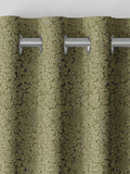 William Morris moss green Bird and Anemone woven curtains, UK version