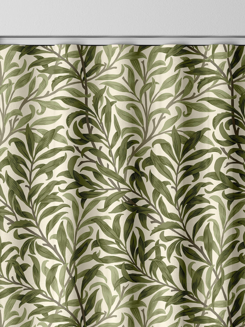 William Morris Moss Green Willow Bough curtains - British product