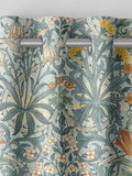 William Morris blue Woodland Weeds design curtains - British product