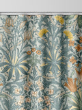 William Morris blue Woodland Weeds design curtains - British product