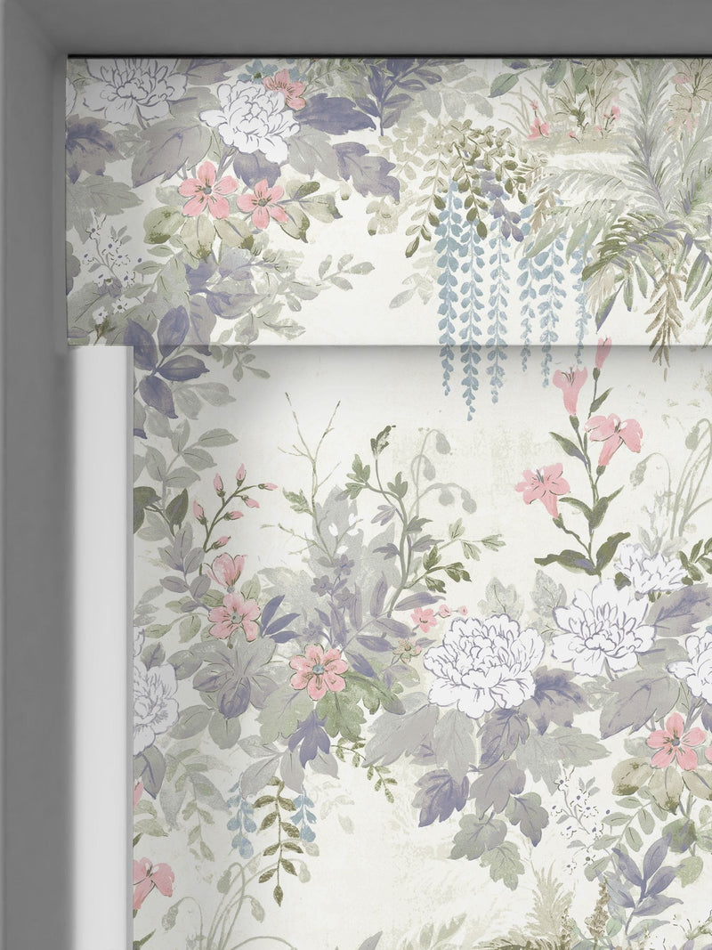 Laura Ashley roller blind Purple Linlithgow 820x1150mm, imported from the UK