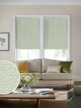 Next Laura Ashley Moss Green Sweet Alyssum Roman Blind- Buy online at McGrocer