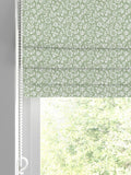 Laura Ashley Moss Green Sweet Alyssum roman blind - British product