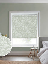 Next Laura Ashley Sage Green Lloyd Roman Blind 770x440mm- Buy online at McGrocer