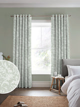 Next Laura Ashley Lloyd Sage Green Made to Measure Curtains- Buy online at McGrocer