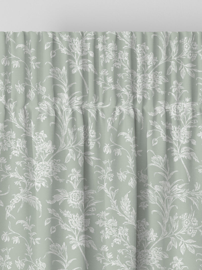 Laura Ashley Lloyd sage green curtains, imported from the UK