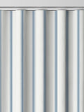 Laura Ashley Farnworth dusky blue stripe curtains, imported from the UK