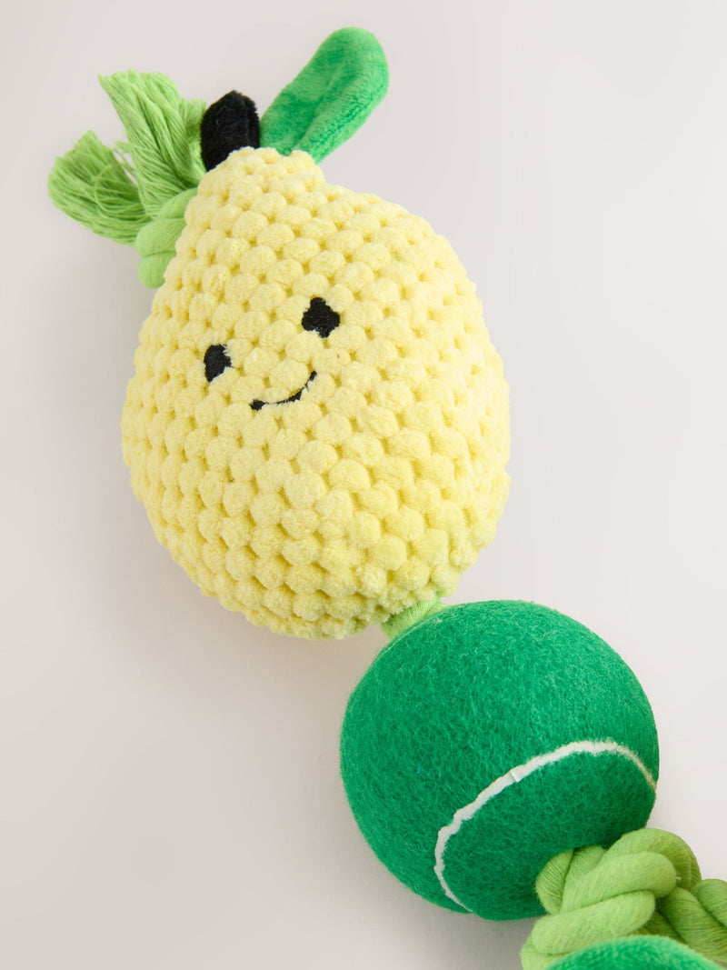 Rope pull pet toy lemon ball design for dogs (British brand)