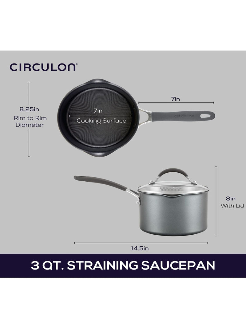Circulon Grey Scratch Defense Extreme saucepan 18cm - British product