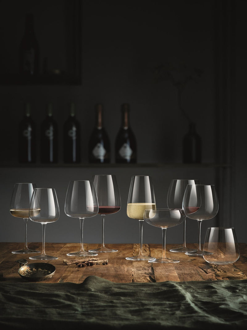 Luigi Bormioli Grey Talismano white wine glasses set of 6 450ml, UK version
