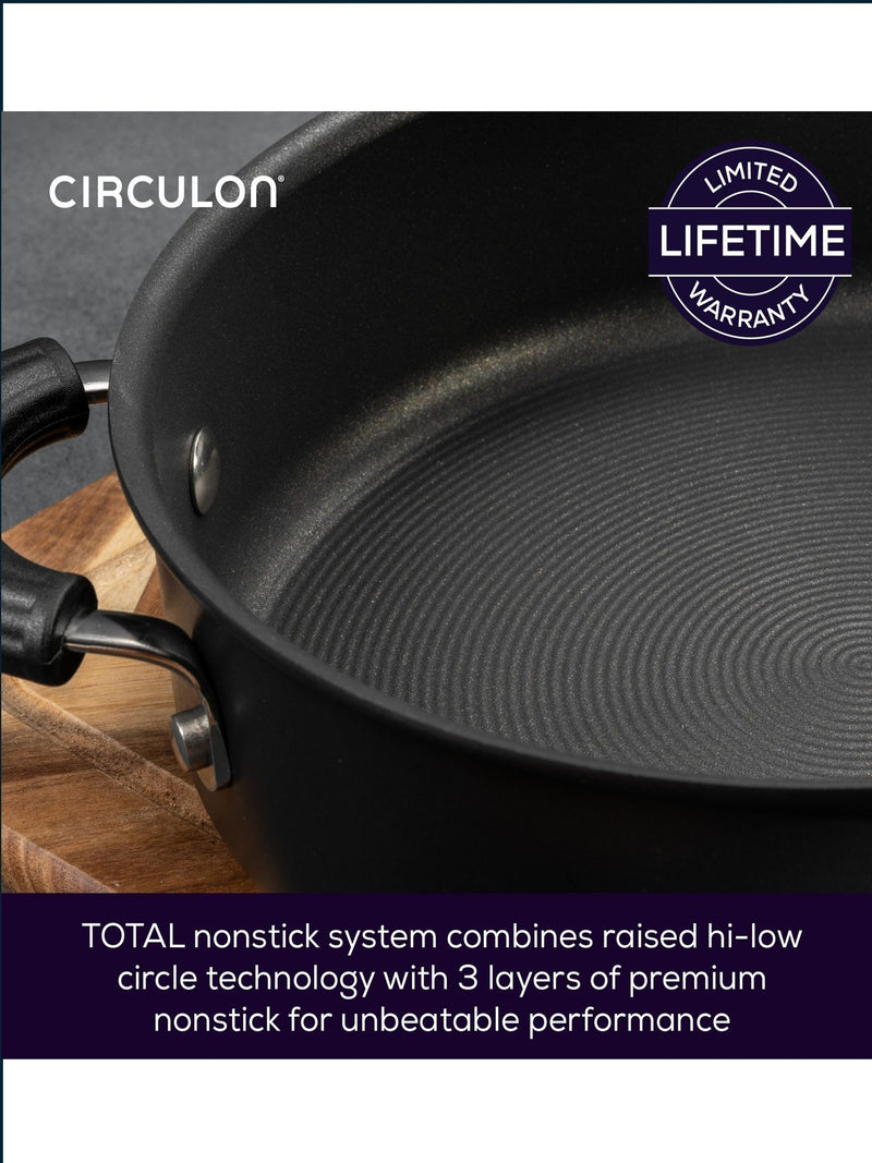 Circulon Grey Total Hard Anodised Stir Fry Pan 30cm - British product