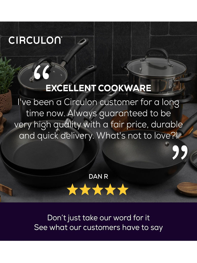 Circulon Grey Total Hard Anodised Stir Fry Pan 30cm - British product