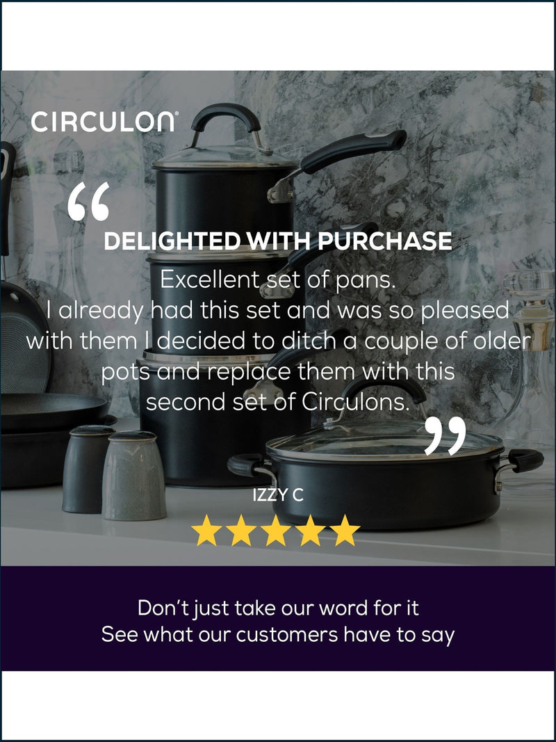 Circulon Grey Total Hard Anodised Stir Fry Pan 30cm - British product
