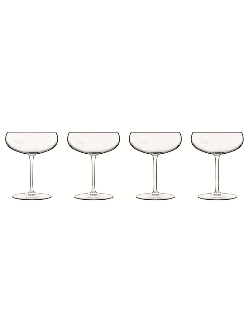 Luigi Bormioli Grey Talismano martini glasses set of 4 300ml, UK version