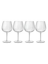 Next Luigi Bormioli Grey Optica Gin Glasses Set of 4- Buy online at McGrocer