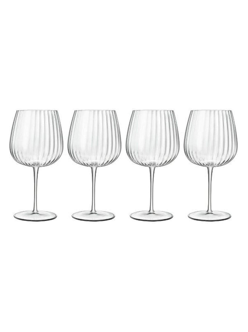 Luigi Bormioli Optica gin glasses set of 4, imported from the UK