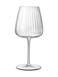 Luigi Bormioli Grey Optica white wine glasses set of 6, UK version