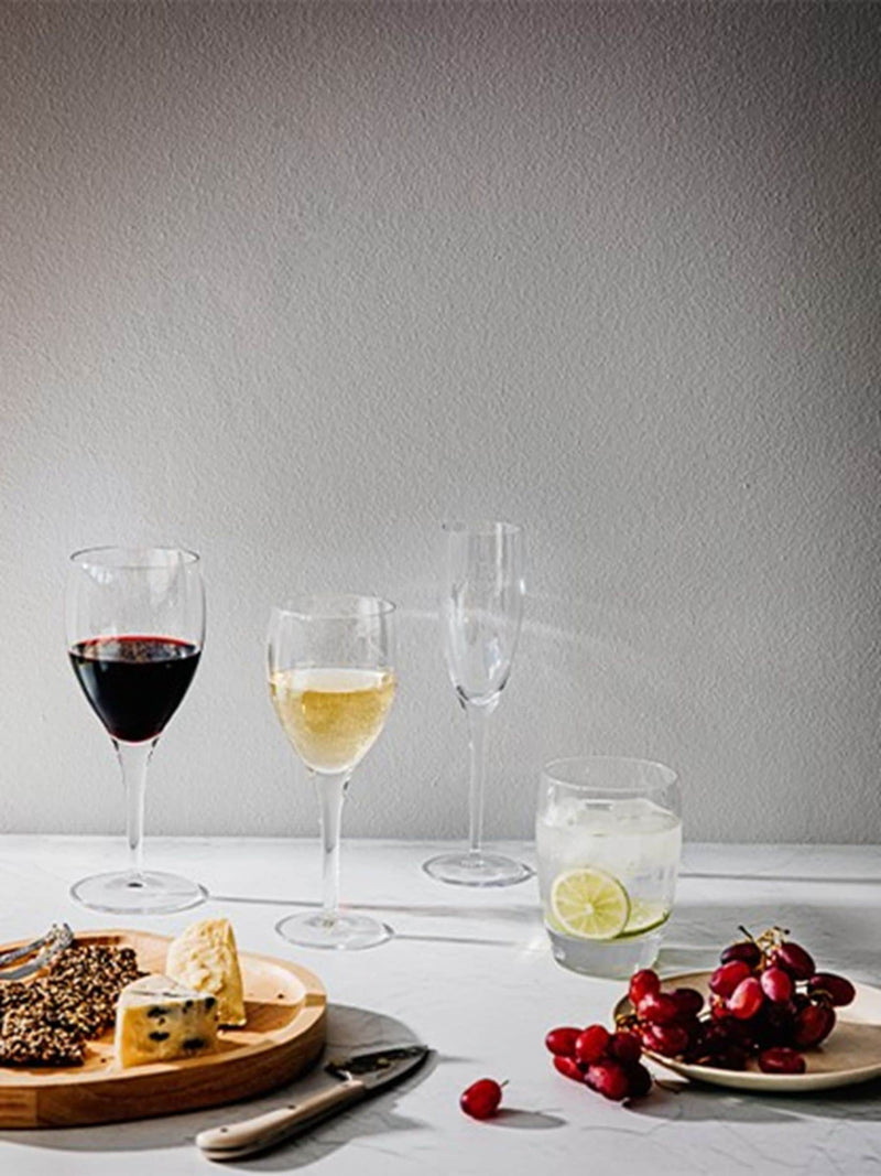 Luigi Bormioli grey large wine glasses 340ml, UK version