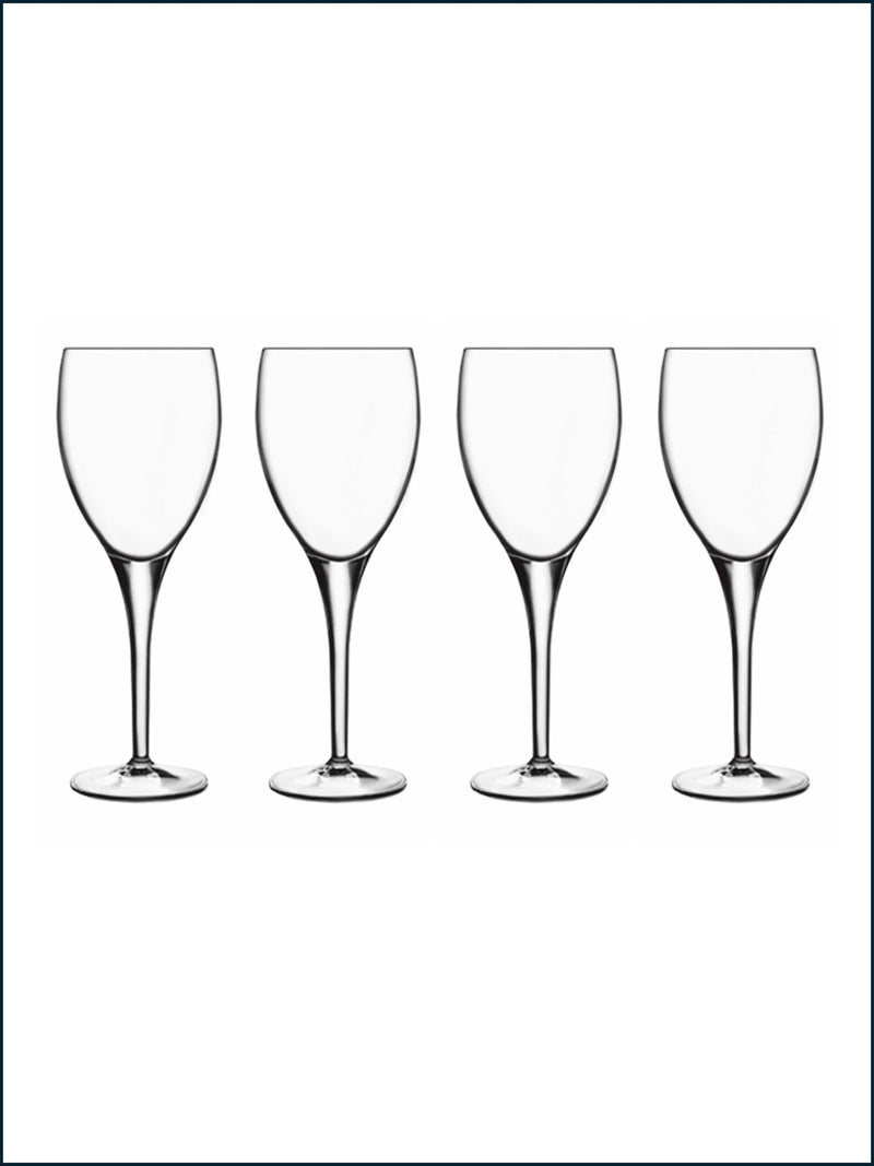 Luigi Bormioli grey large wine glasses 340ml, UK version