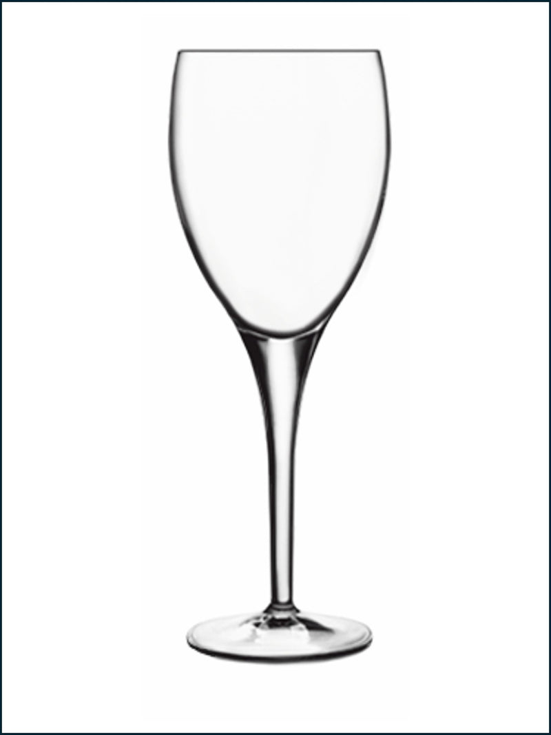 Luigi Bormioli grey large wine glasses 340ml, UK version