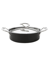 Next Circulon Black Style Hard Anodised Non-Stick Sauteuse with Lid 24cm- Buy online at McGrocer