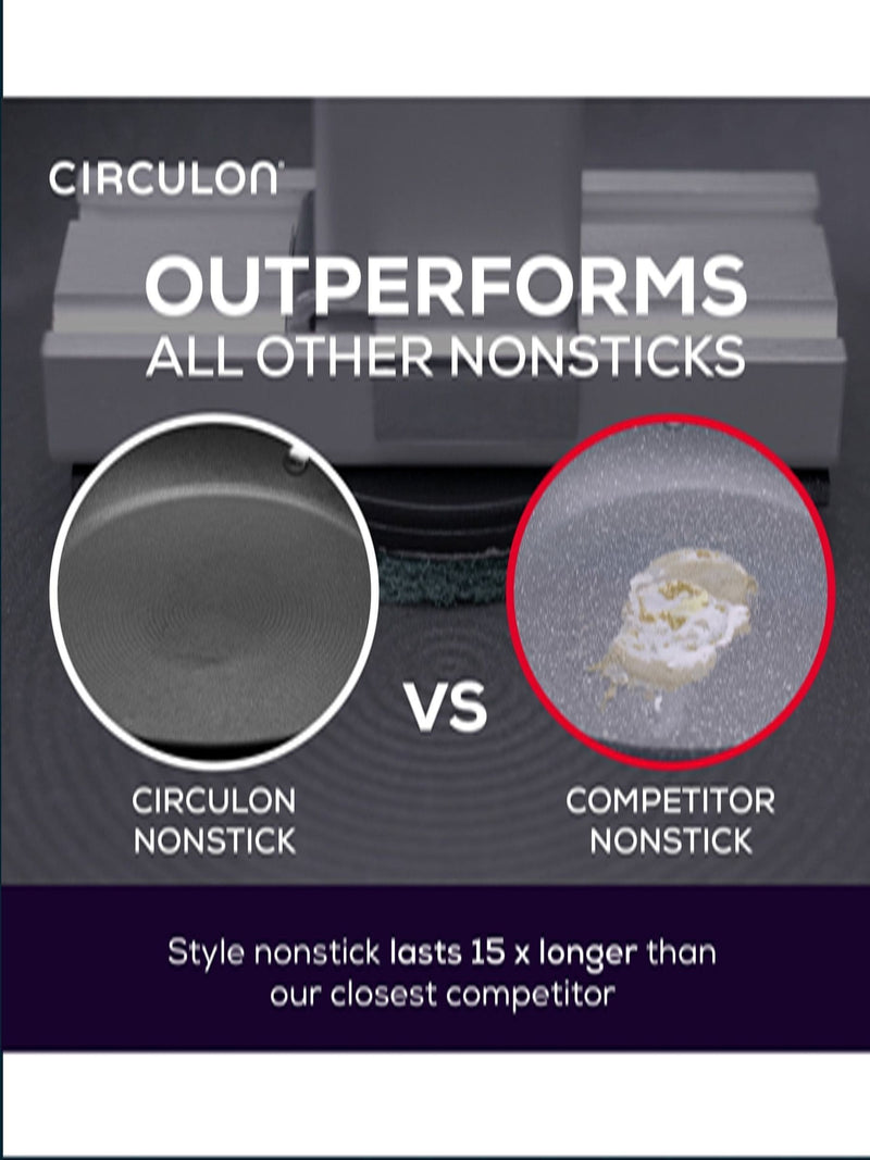 Circulon Black Style non-stick sauteuse 24cm - British product