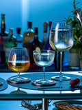 Luigi Bormioli Grey Optica Cognac Glasses Set of 6, UK version