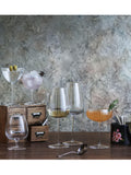 Luigi Bormioli Grey Optica Cognac Glasses Set of 6, UK version