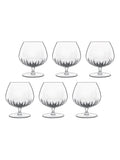 Luigi Bormioli grey mixology cognac glasses set of 6, UK version