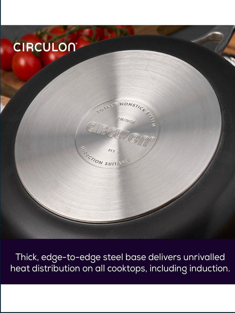 Circulon Black Style Hard Anodised Non Stick Stirfry Wok 30cm - British product