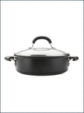 Circulon Grey Total Hard Anodised Sauteuse with Glass Lid 28cm - British product