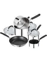 Next Prestige 5 Piece Grey Made To Last Stainless Steel Cookware Set- Buy online at McGrocer