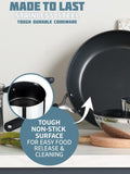 Prestige 5 piece grey cookware set, imported from the UK
