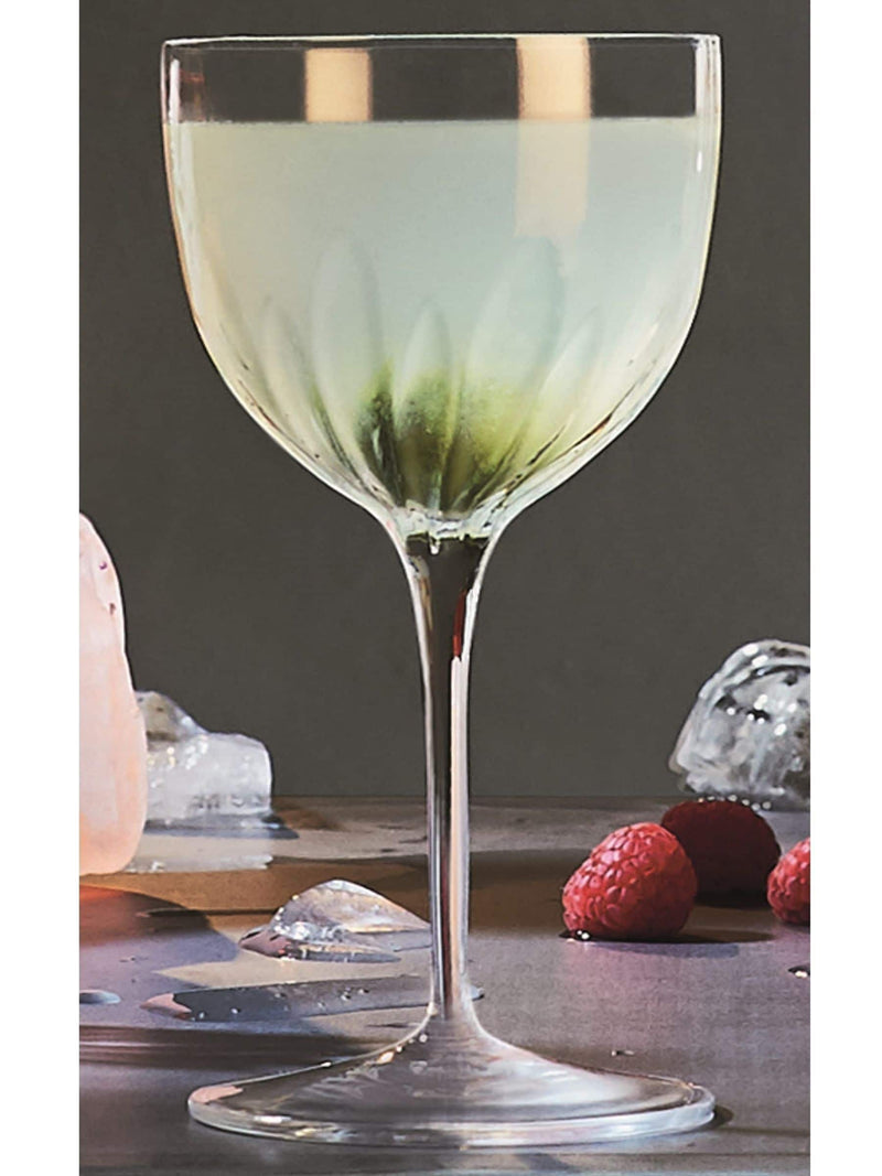 Luigi Bormioli Grey Mixology Nick & Nora Glasses 150ml, imported from the UK