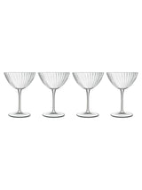 Next Luigi Bormioli Set of 4 Grey Optica Martini Glasses 220ml- Buy online at McGrocer