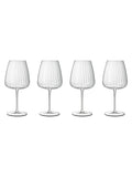 Luigi Bormioli Set of 2 Grey Optica Red Wine Glasses